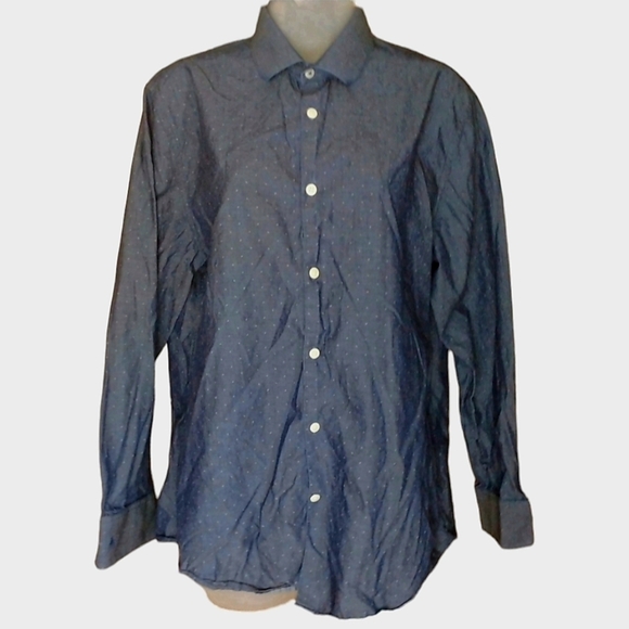 ORIGINAL PENGUIN BLUE BUTTON DOWN - Picture 1 of 5